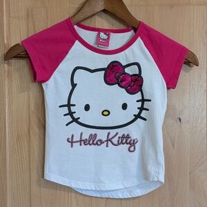 Hello Kitty Kids T-Shirt in Pink and White